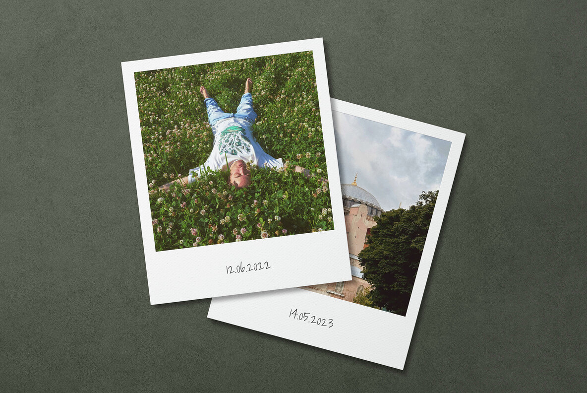 Polaroid Photo Mockups 4