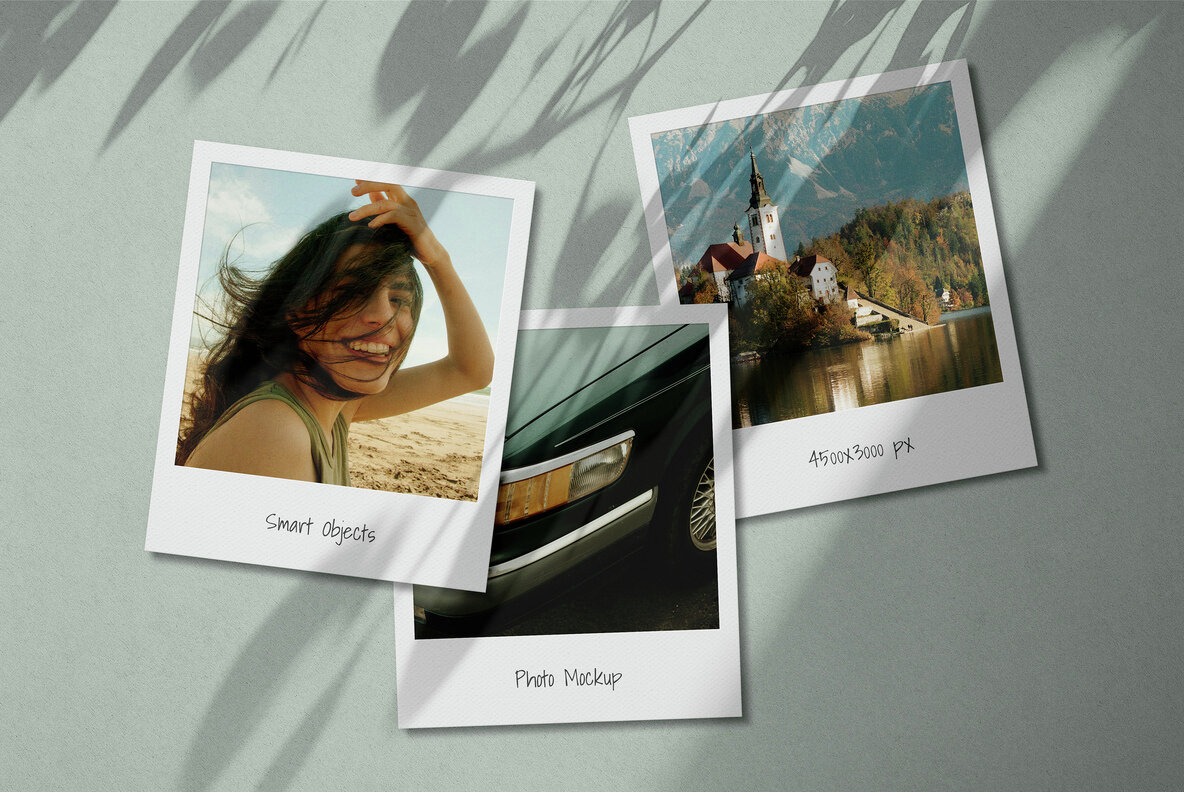 Polaroid Photo Mockups 5