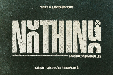 Stamp Print Text and Logo Effect