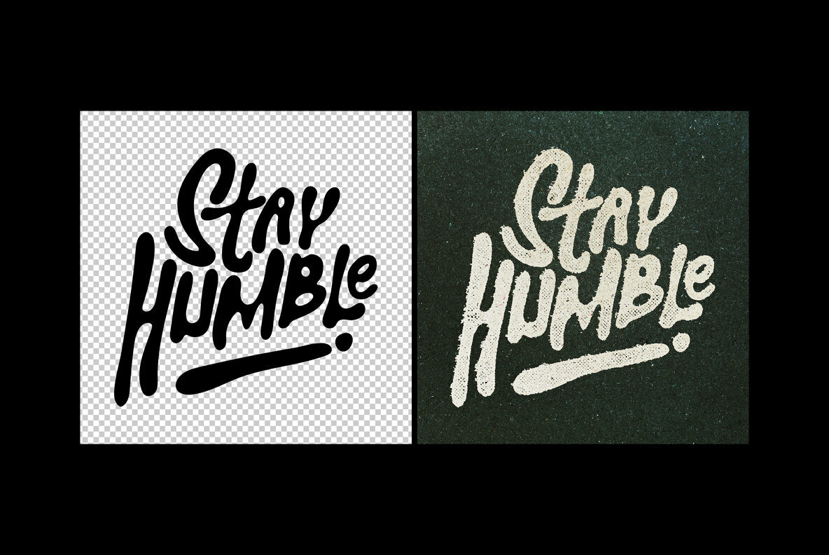 Stamp Print Text and Logo Effect 3