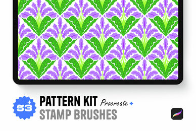 Pattern Kit Procreate Stamp Brushes