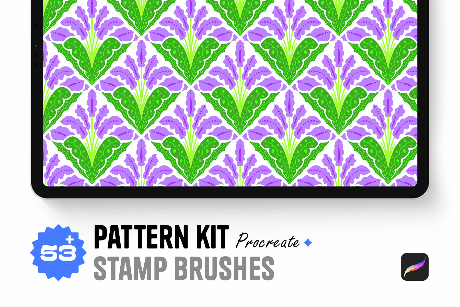 Pattern Kit Procreate Stamp Brushes 1