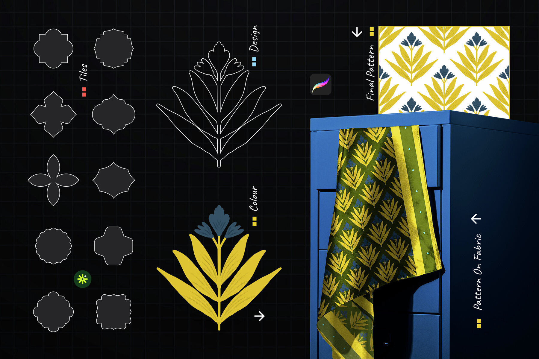 Pattern Kit Procreate Stamp Brushes 3