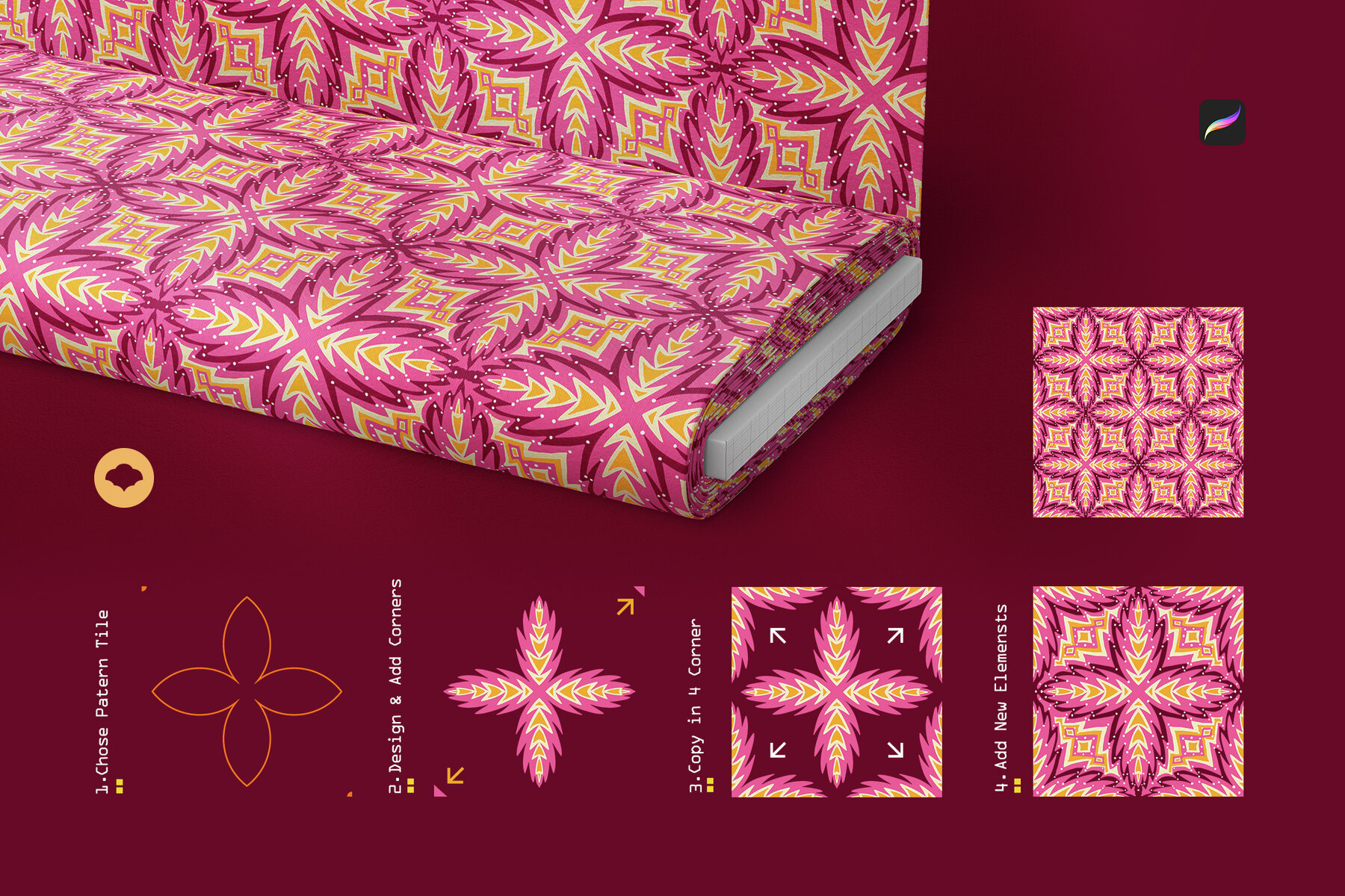 Pattern Kit Procreate Stamp Brushes 5