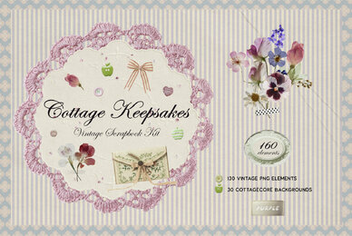 Cottage Keepsakes Vintage Scrapbook