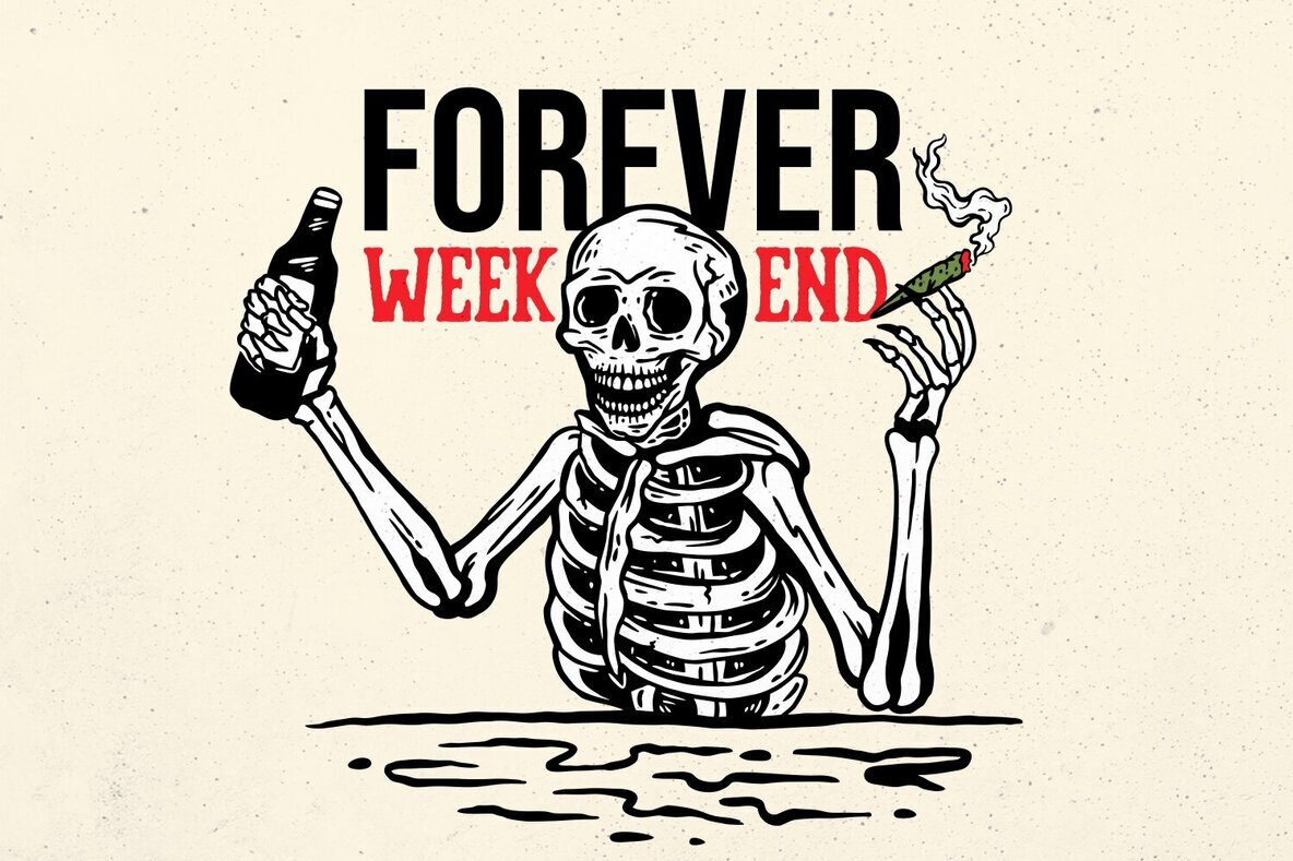 Forever Weekend Skull 1