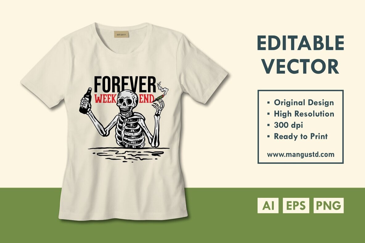 Forever Weekend Skull 2