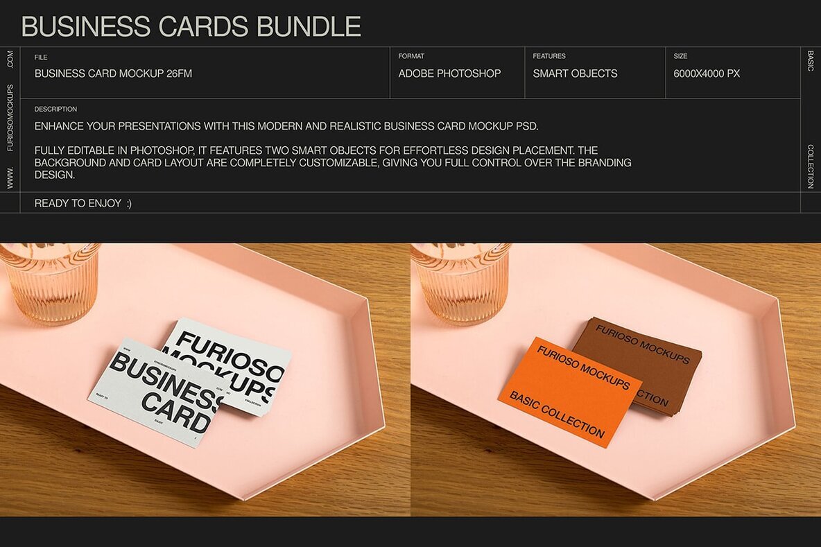 Business Cards Mockup Bundle 3