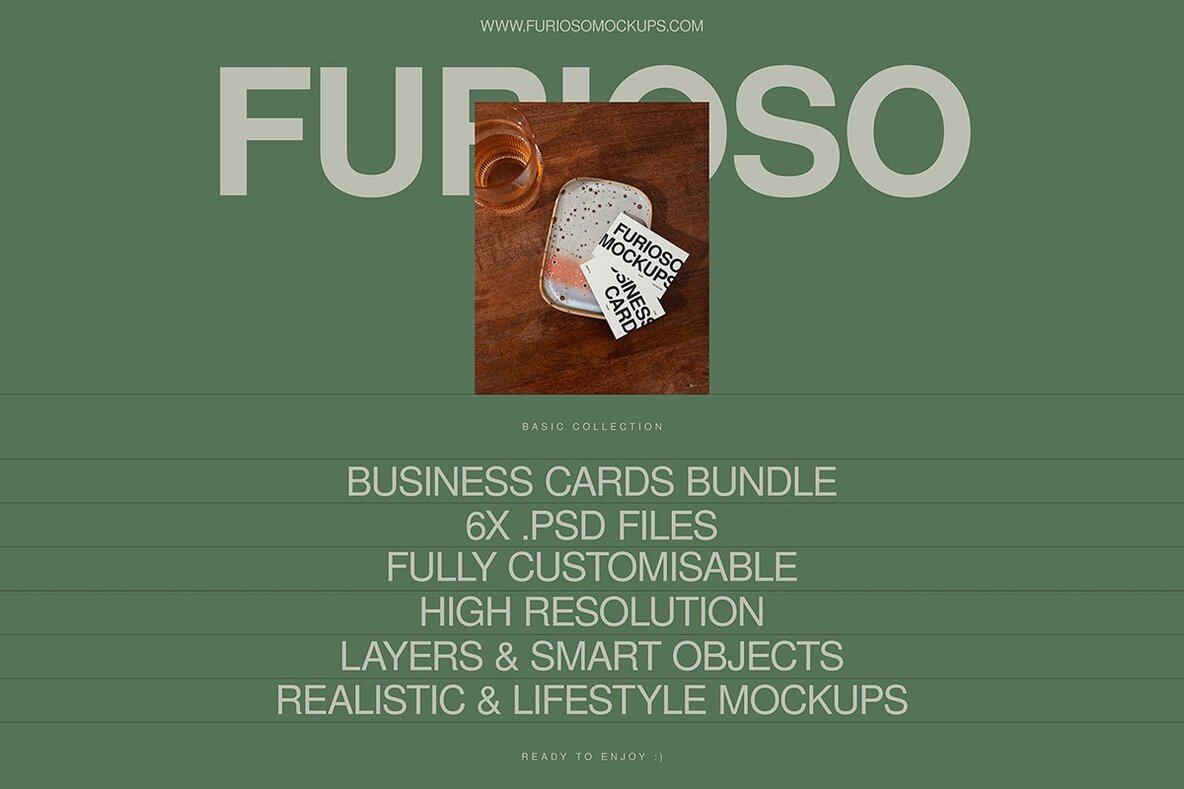 Business Cards Mockup Bundle 8