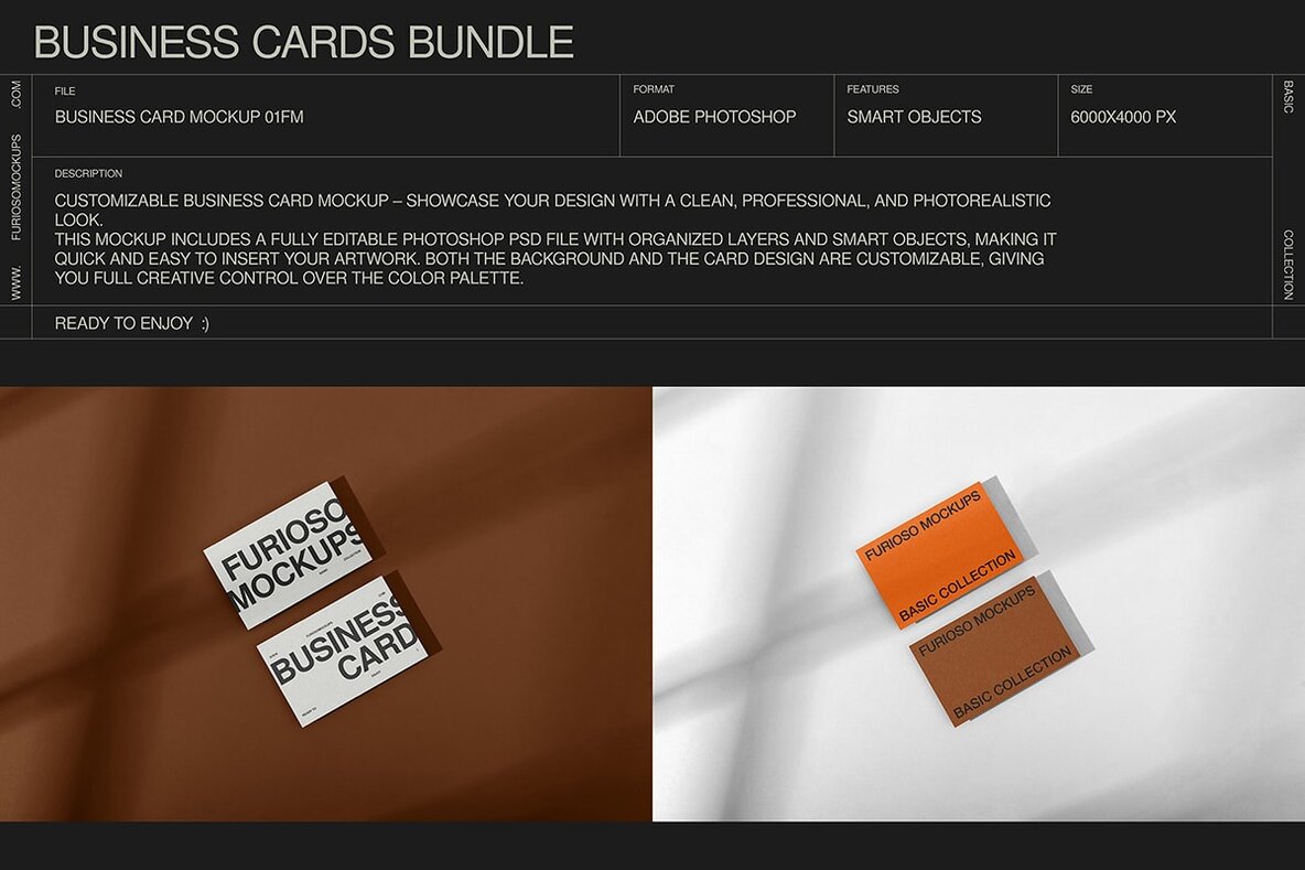 Business Cards Mockup Bundle 11