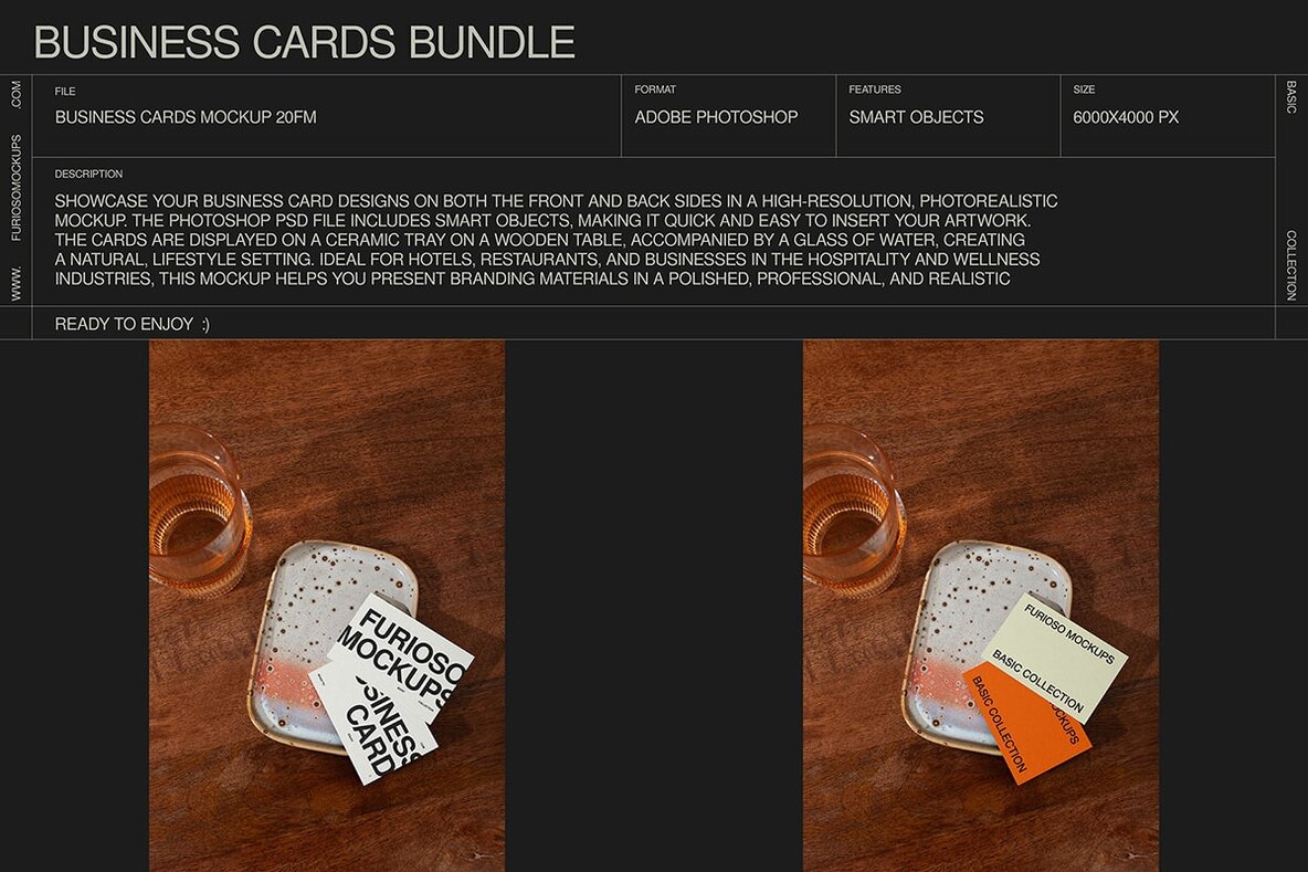 Business Cards Mockup Bundle 13