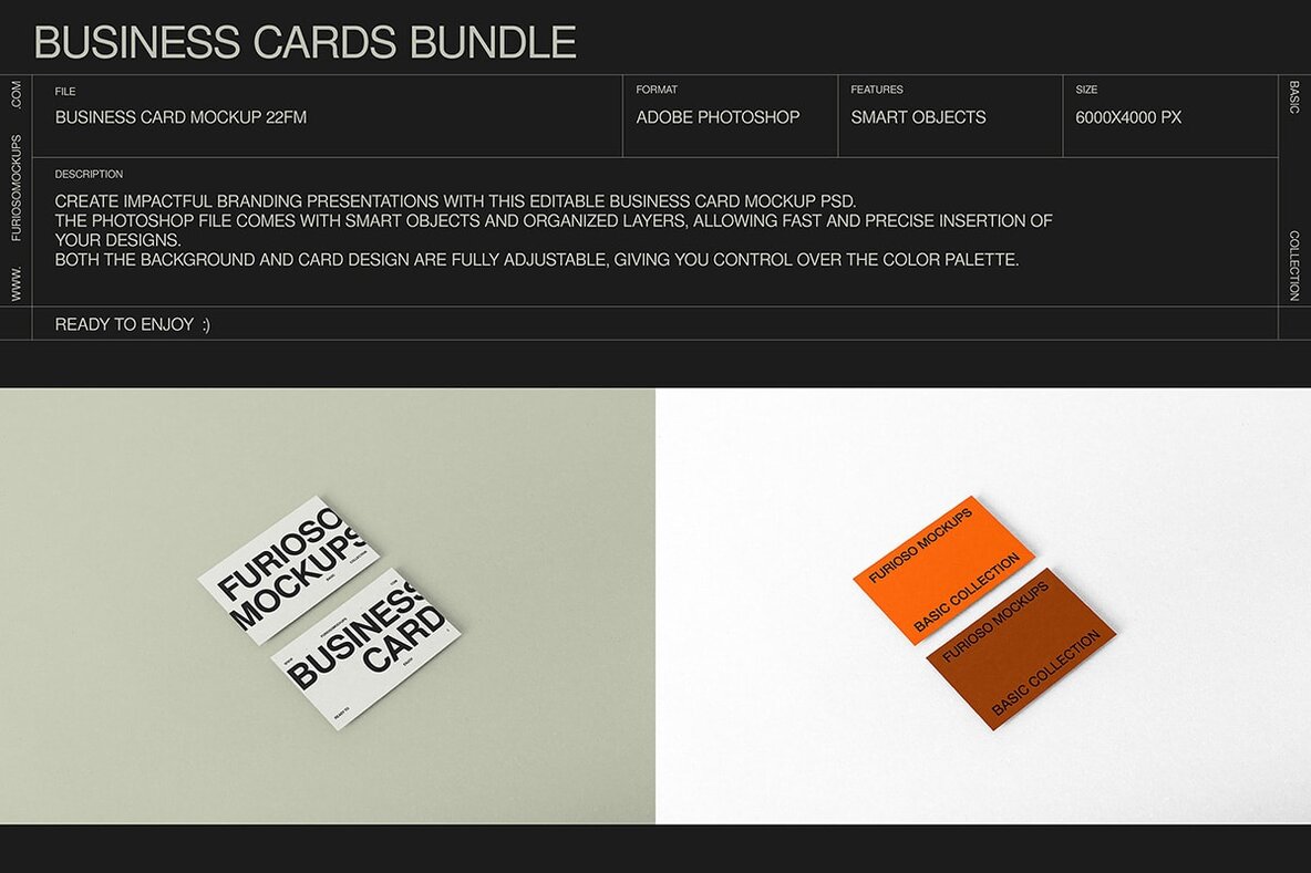 Business Cards Mockup Bundle 15