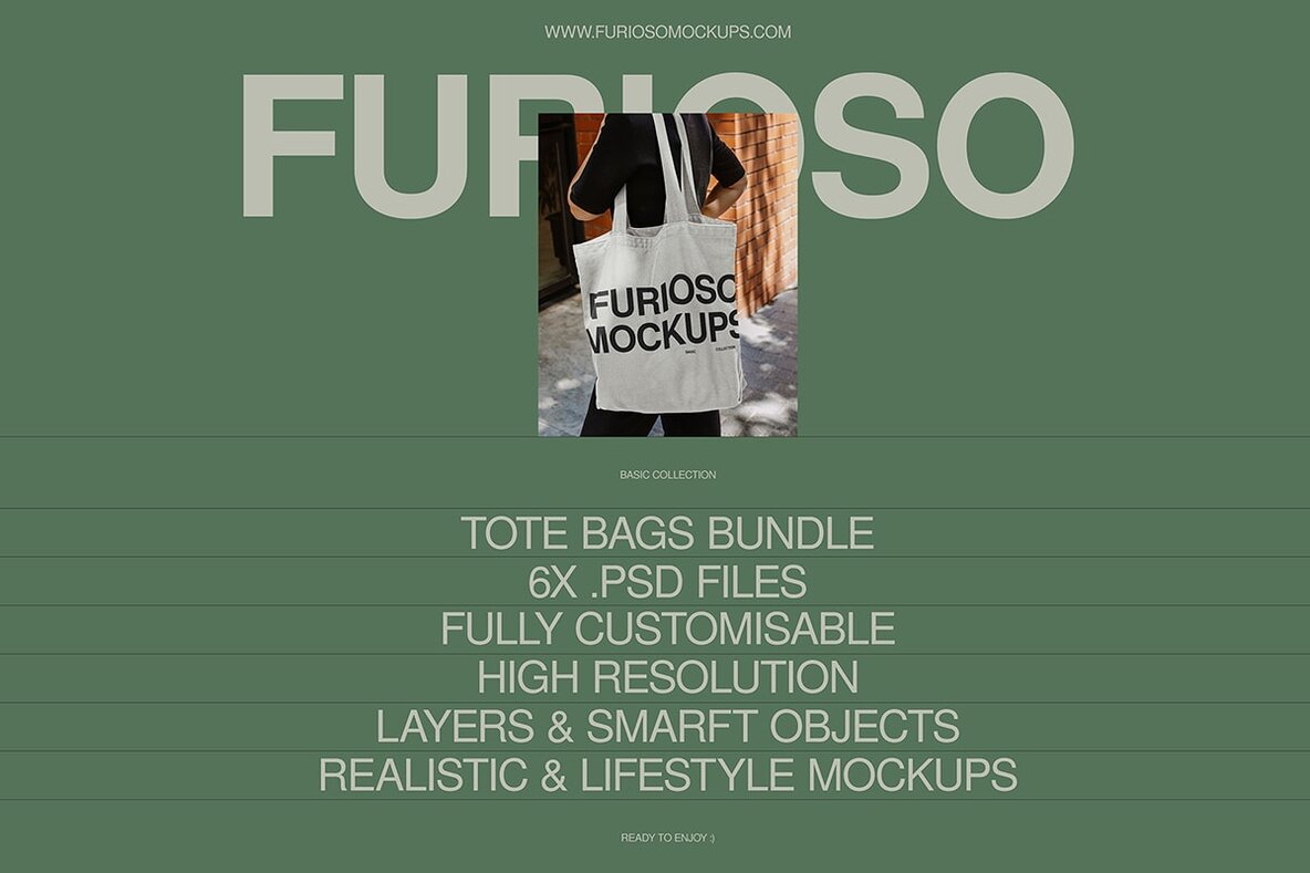 Tote Bag Mockup Bundle 8