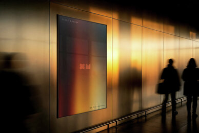 Framed Glass Poster Mockup