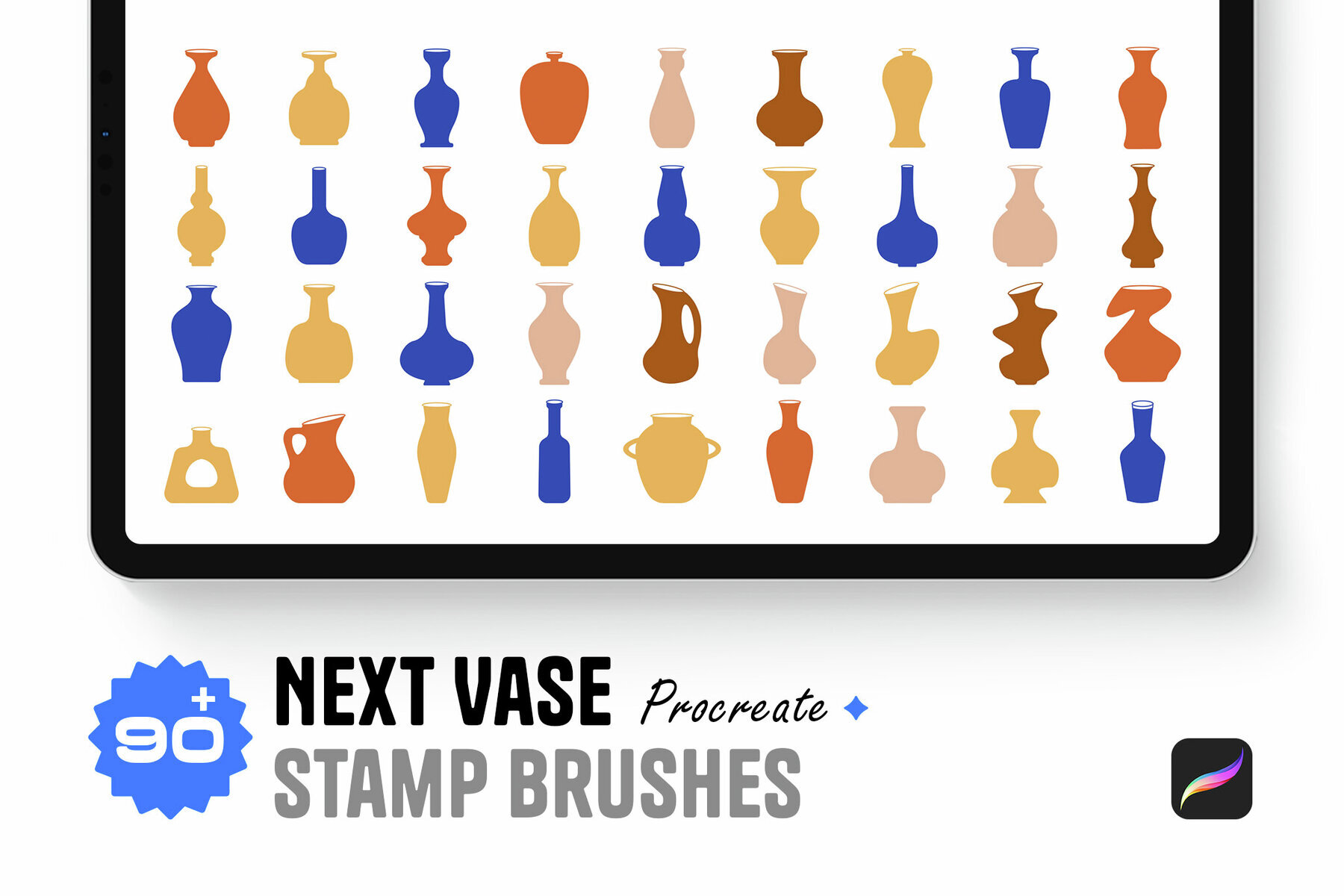 Next Vase Procreate Stamp Brushes 1