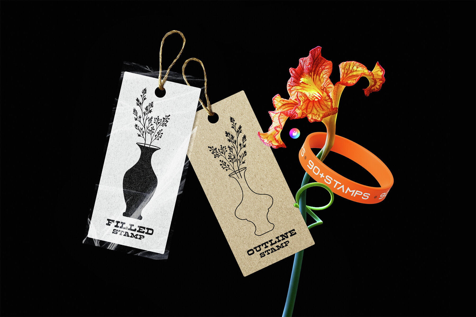 Next Vase Procreate Stamp Brushes 3