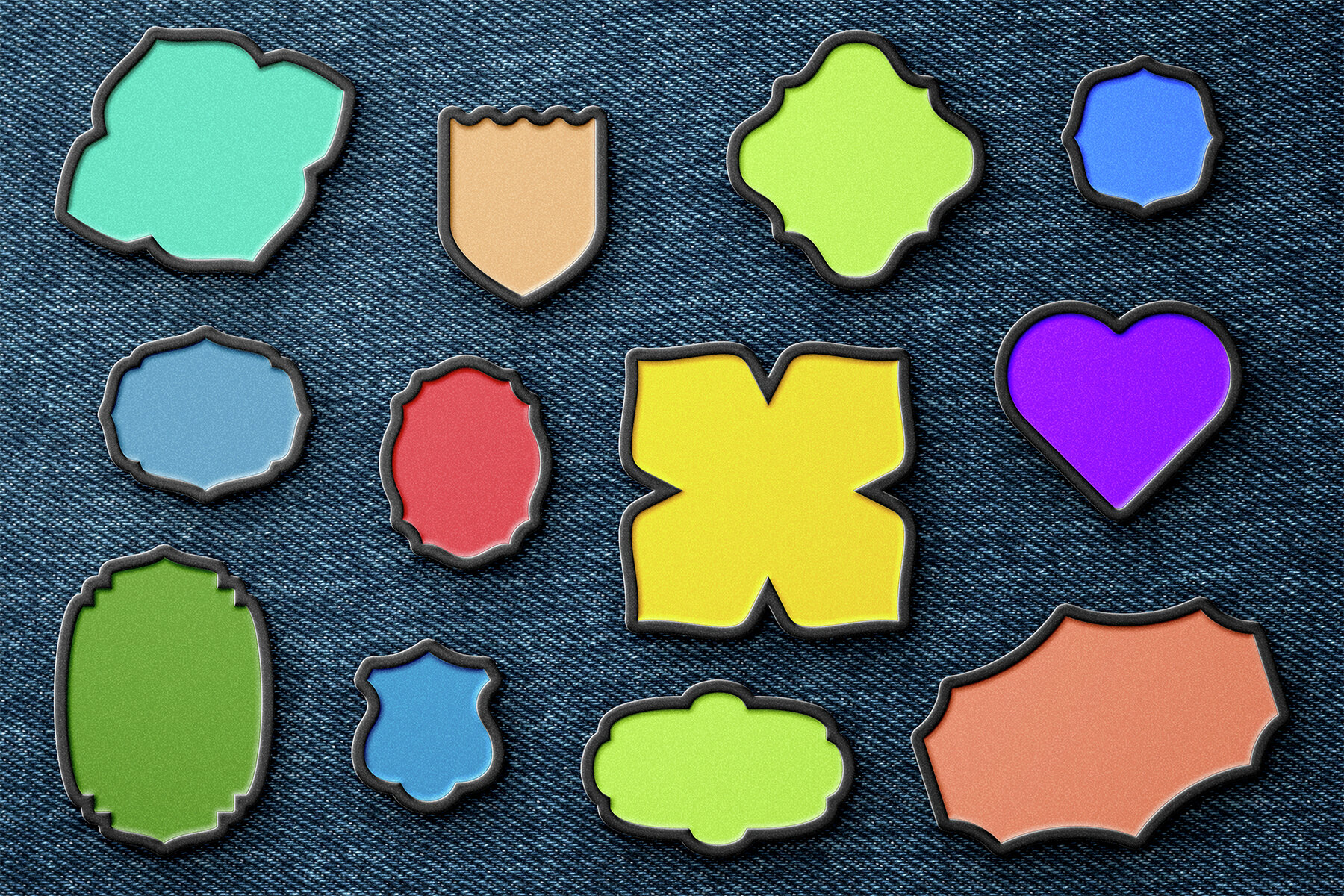 Shapes Kit Procreate Stamp Brushes 5