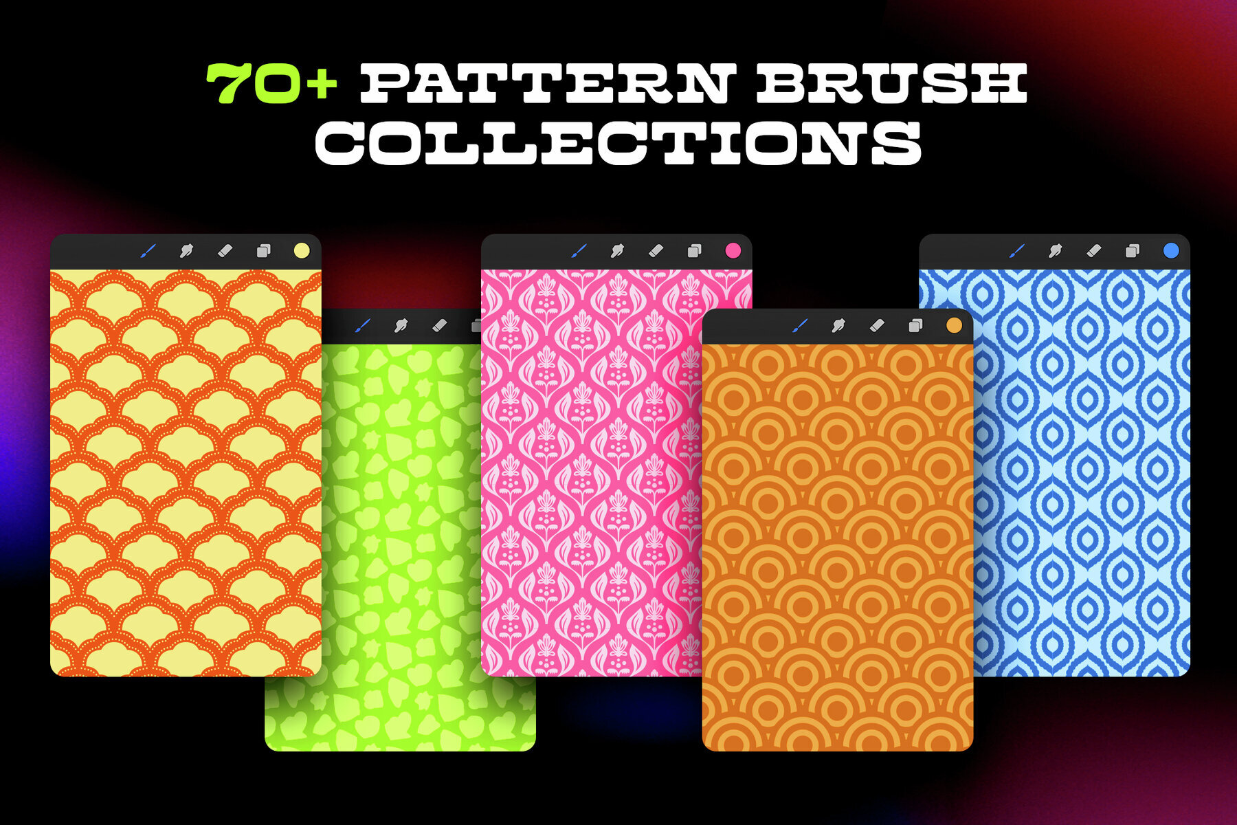 Next Pattern V1 Procreate Brushes Set 2