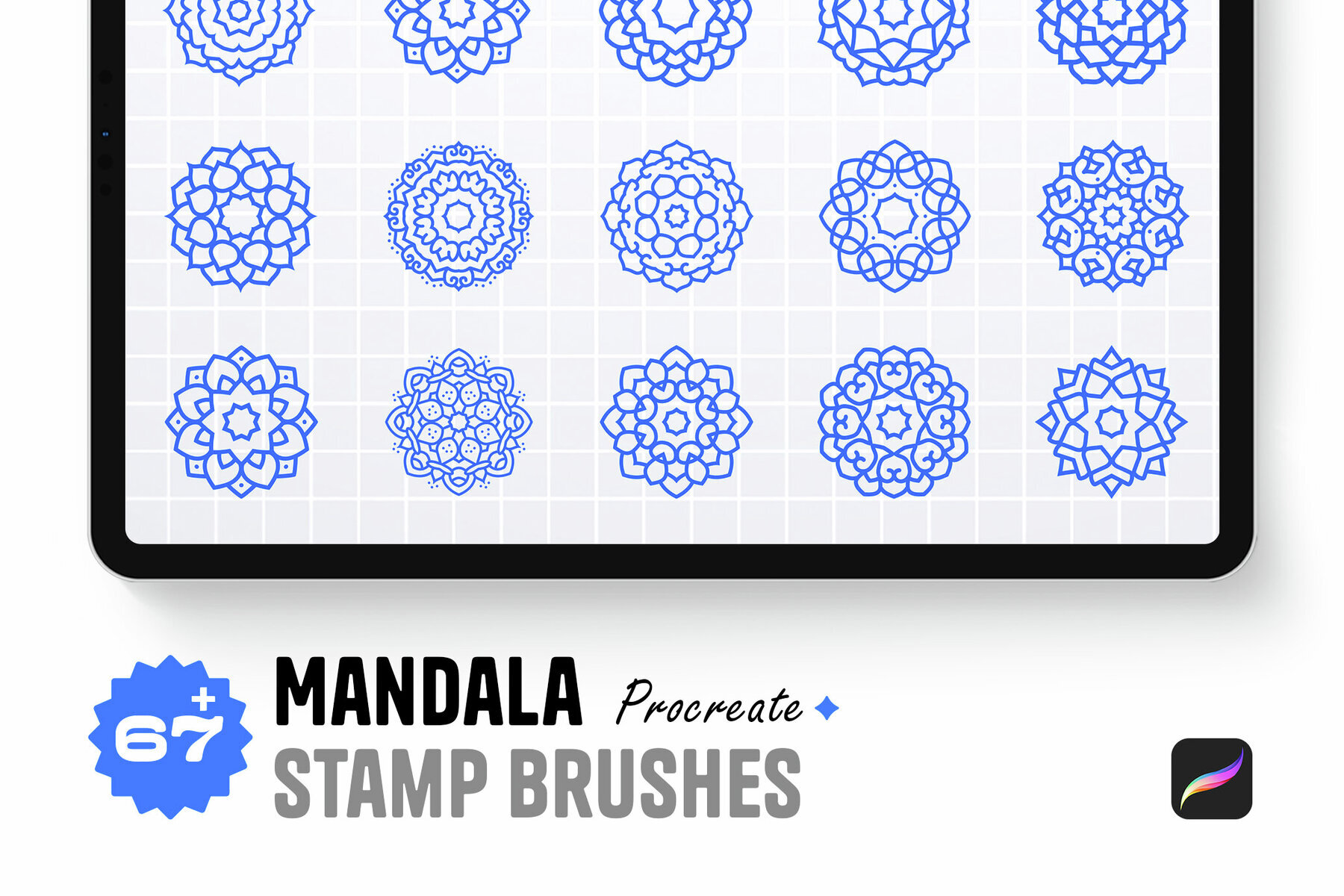 Mandala Stamp Brushes For Procreate 1