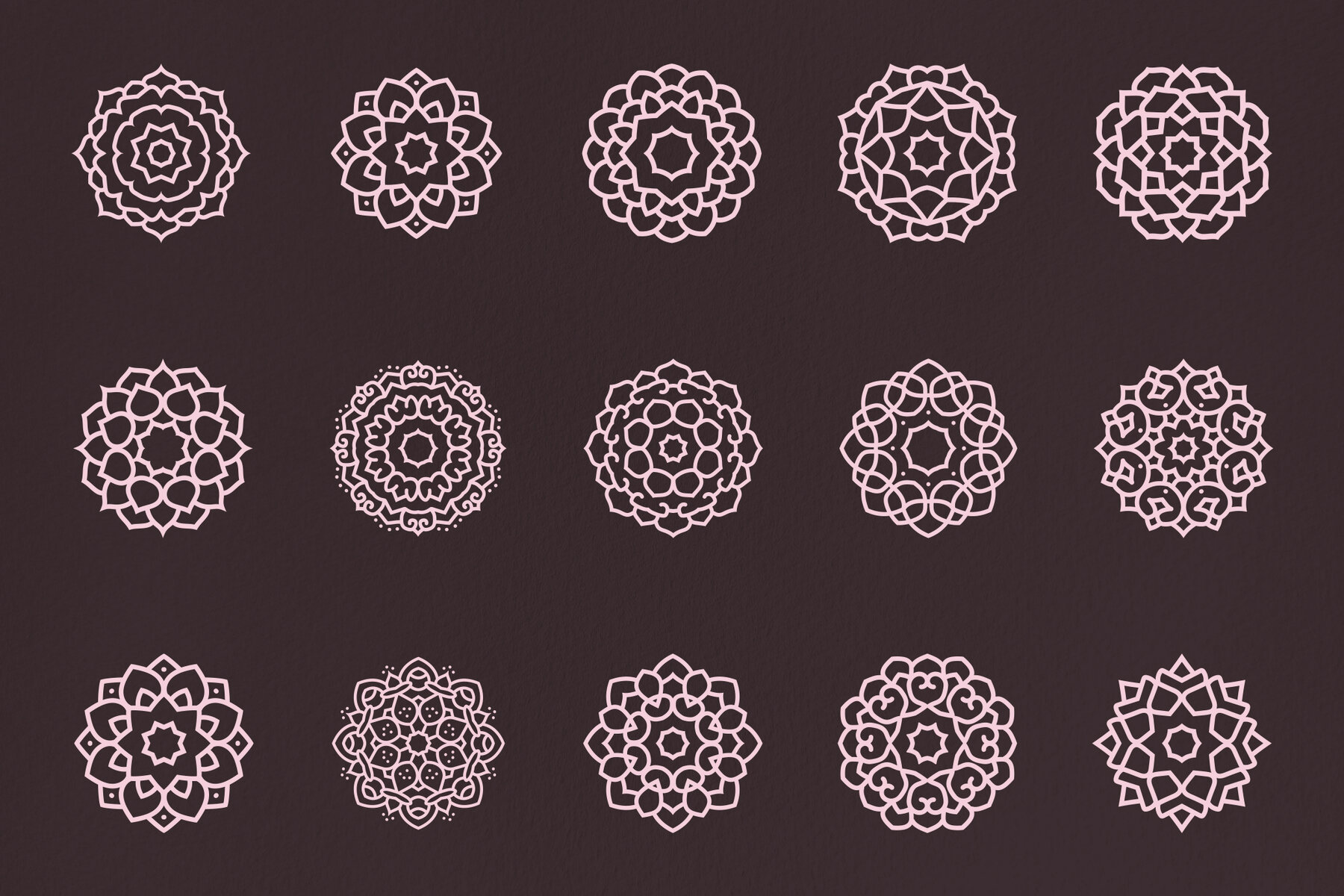 Mandala Stamp Brushes For Procreate 4