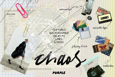 Chaos Scribbles Objects and Papers