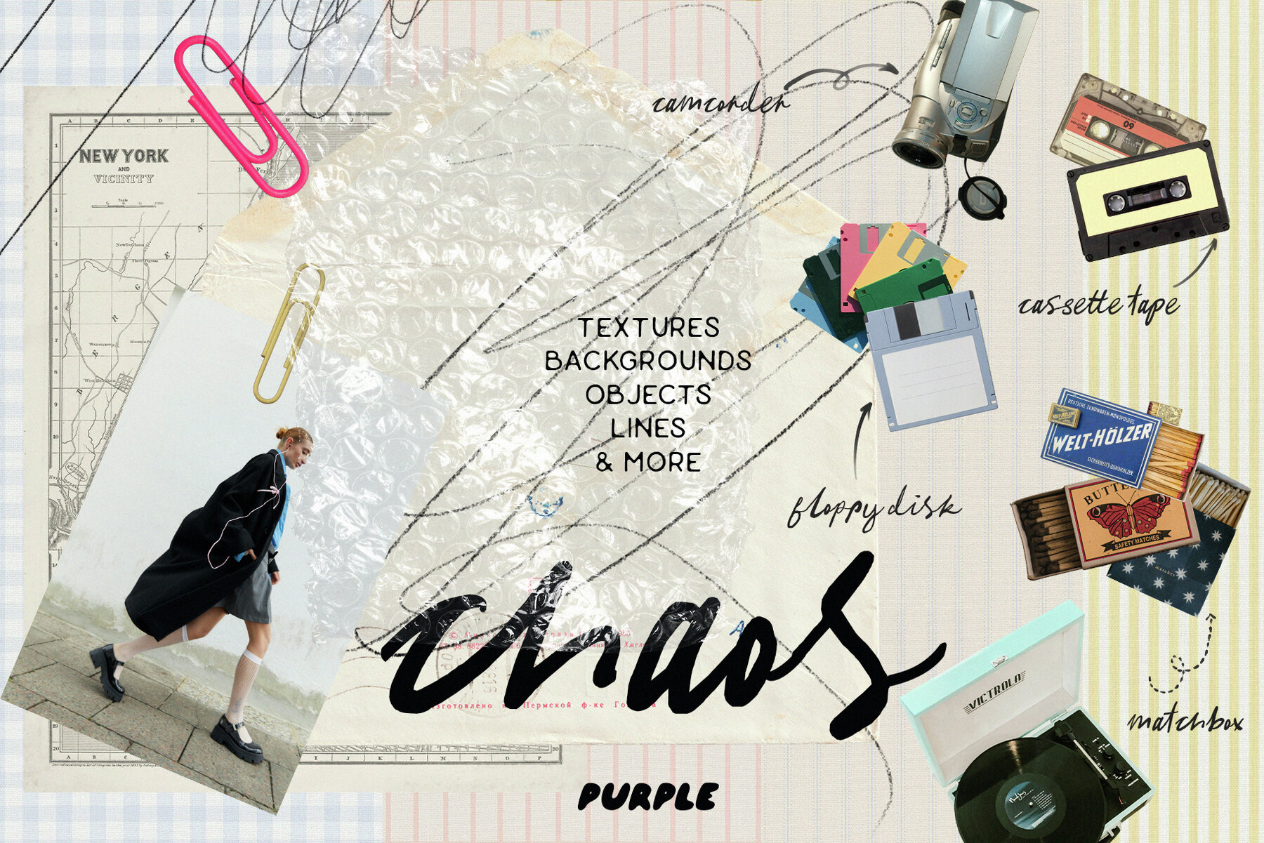 Chaos Scribbles Objects and Papers 1