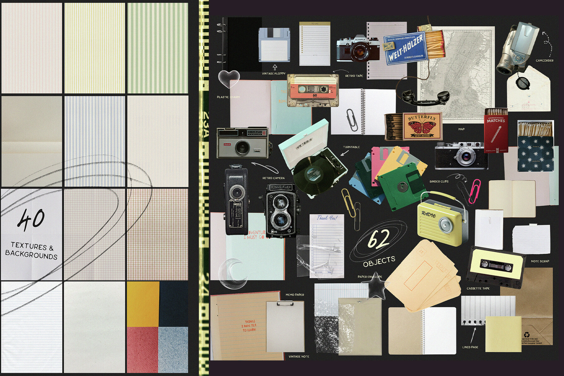 Chaos Scribbles Objects and Papers 5