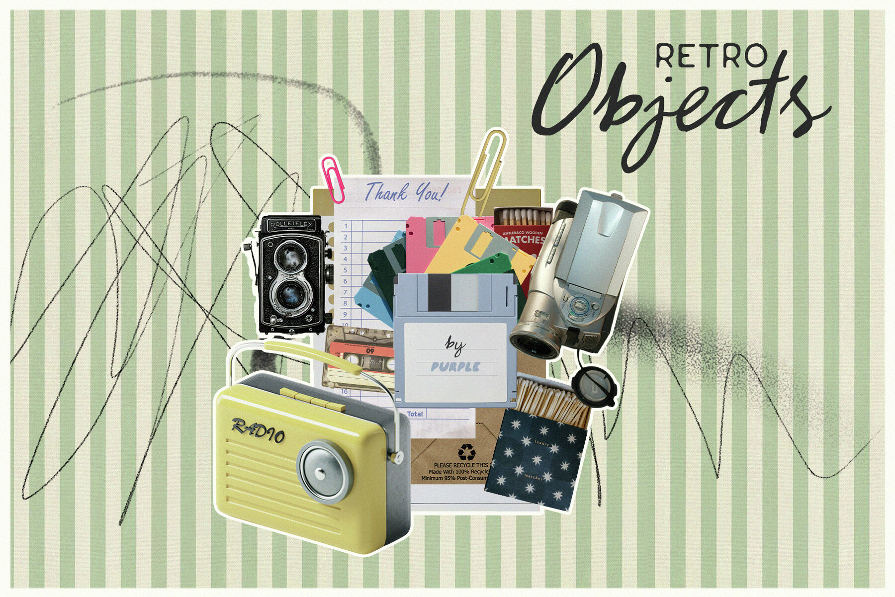 Chaos Scribbles Objects and Papers 6