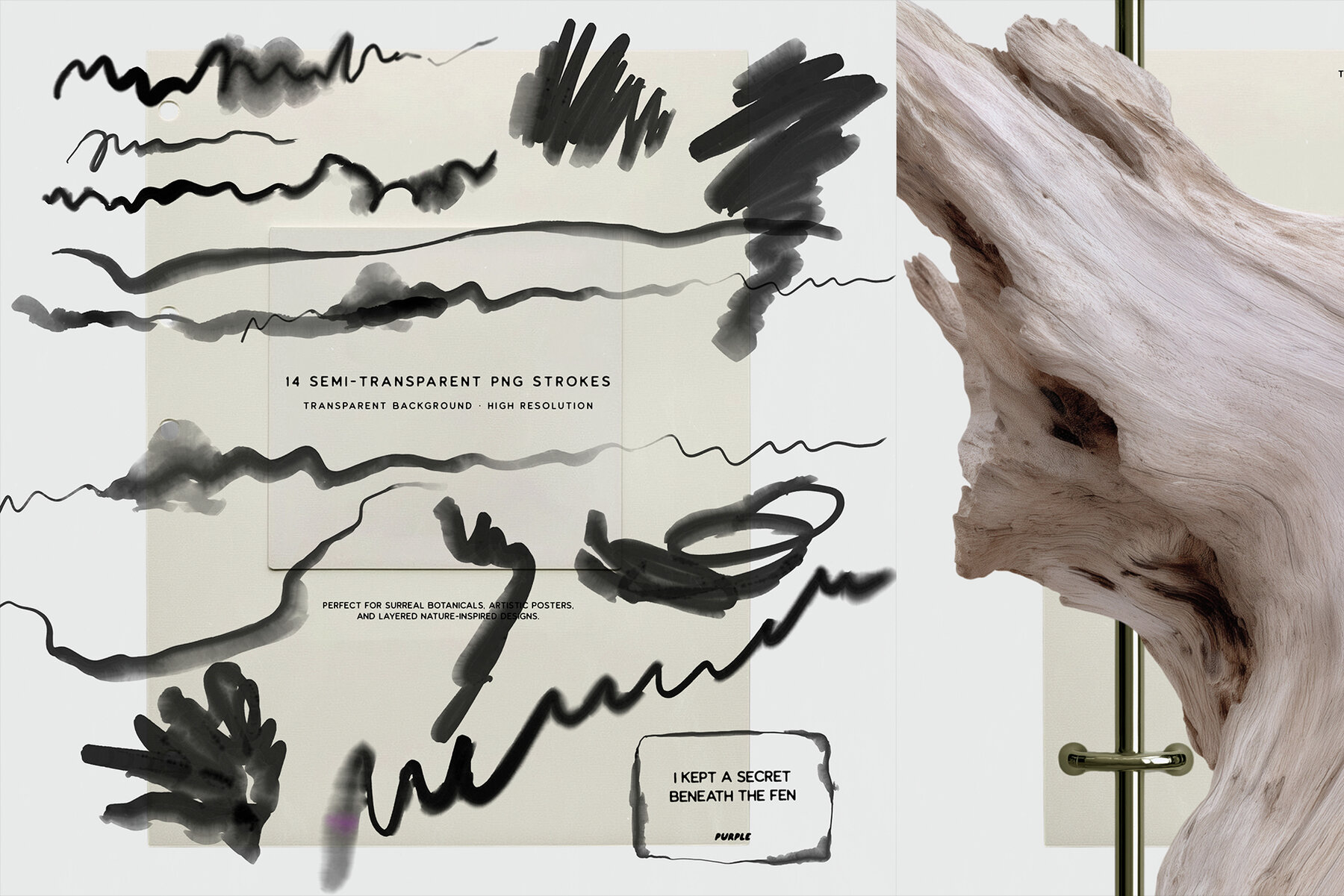 Botanical and Nature Collage Kit 7