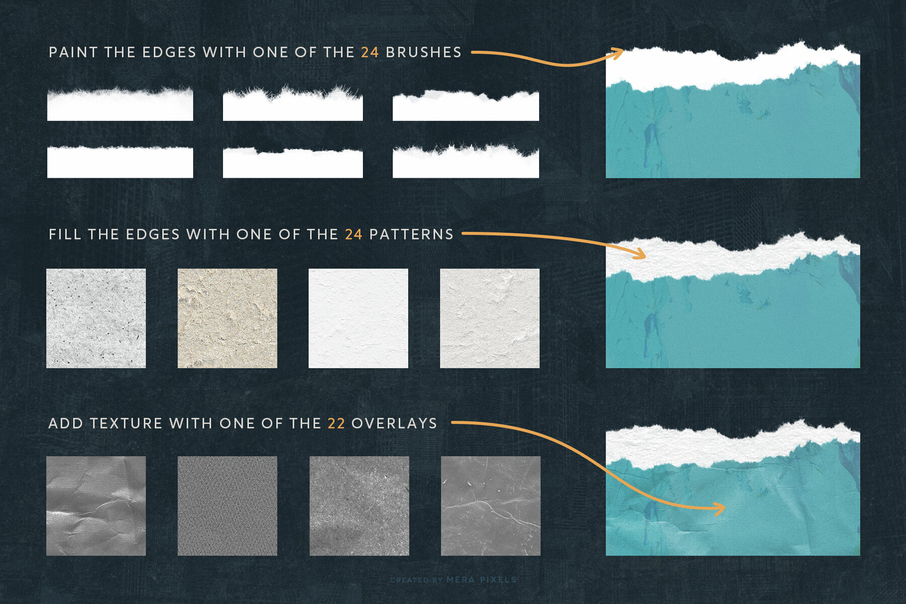 Torn Paper Brushes   Textures 2