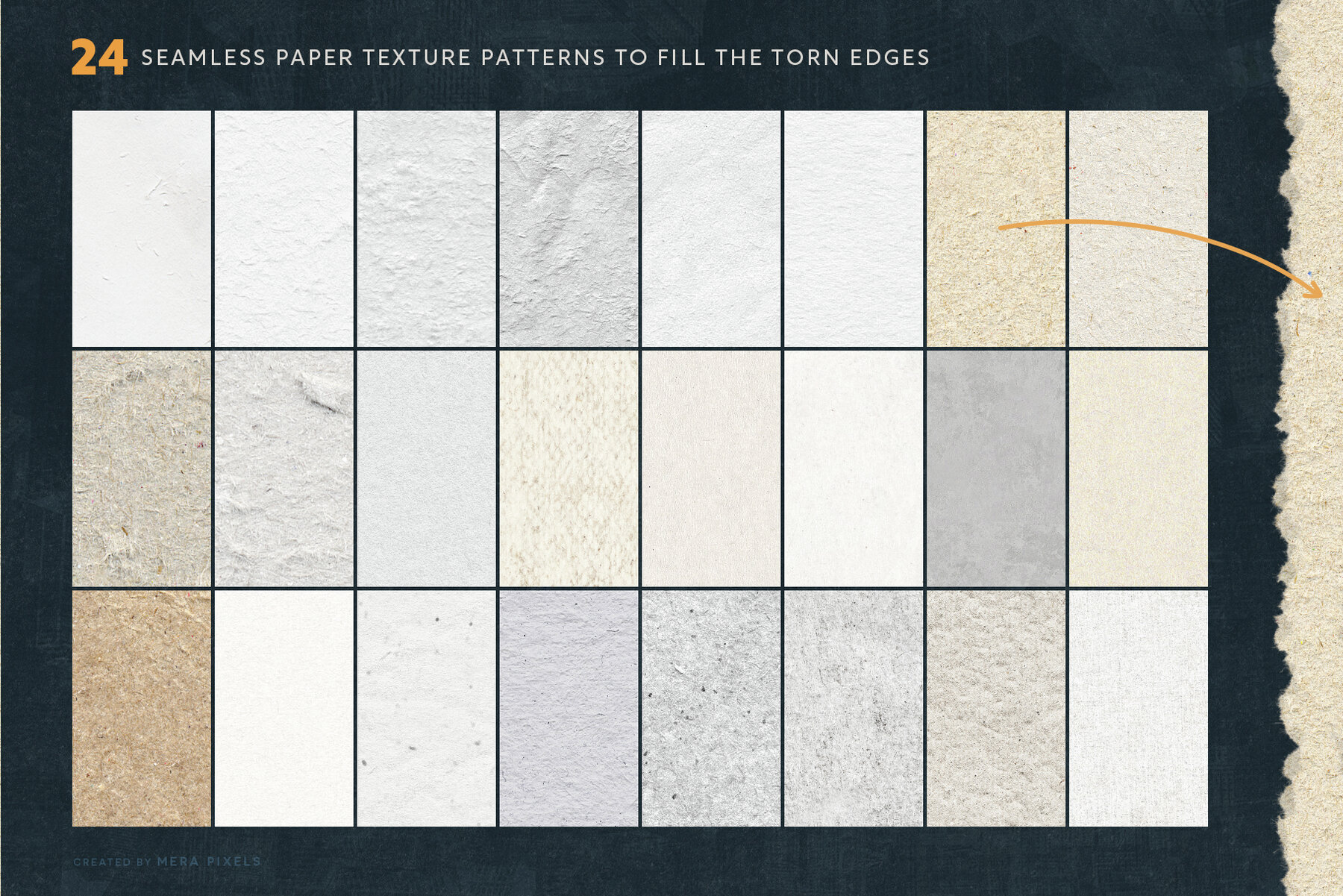 Torn Paper Brushes   Textures 7