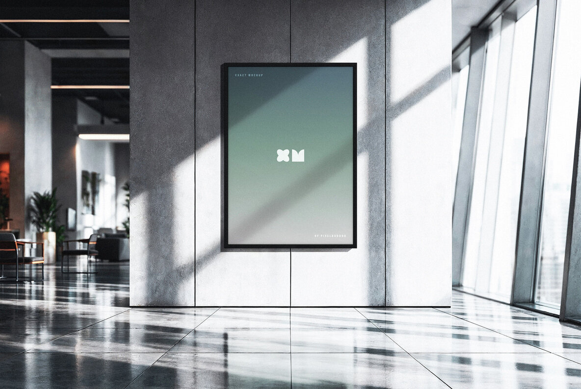 Office Poster Mockup 2