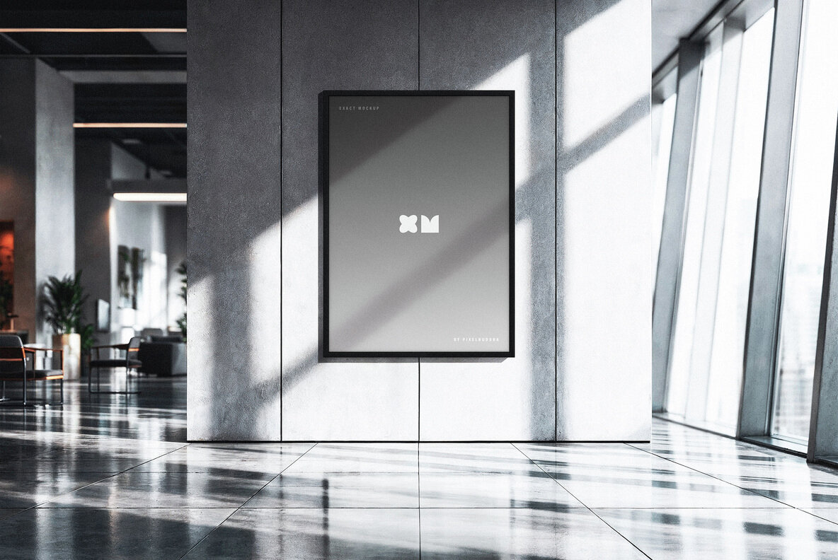 Office Poster Mockup 4