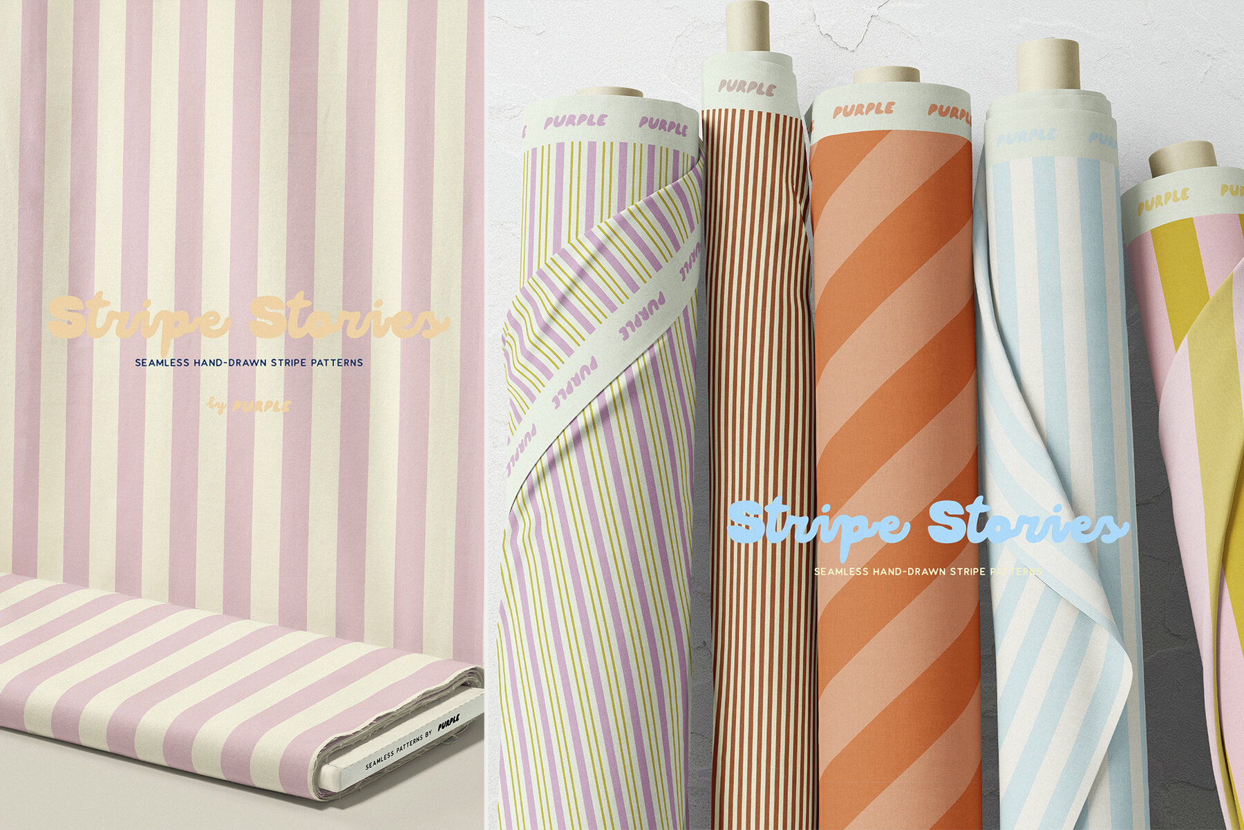 Stripe Stories   Seamless Patterns 4