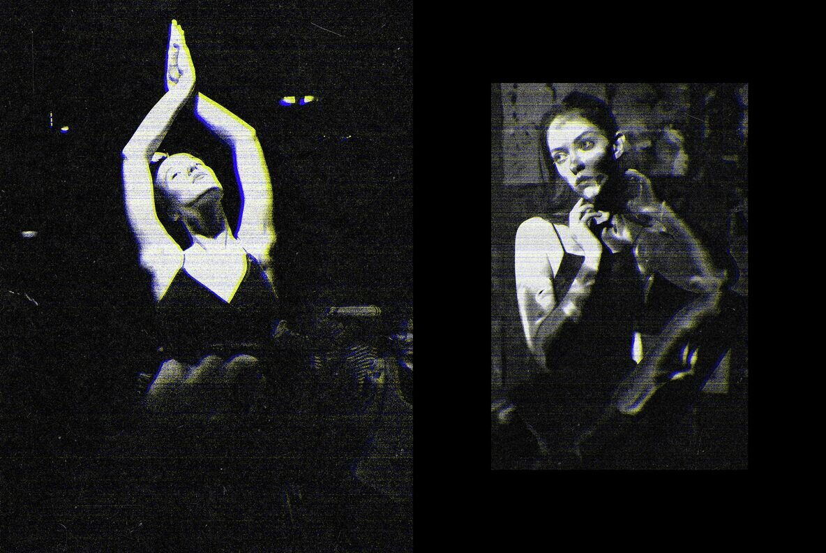 Glitched Scanner Photo Effect 2