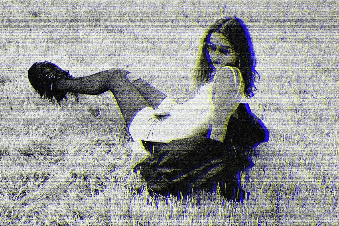 Glitched Scanner Photo Effect 3