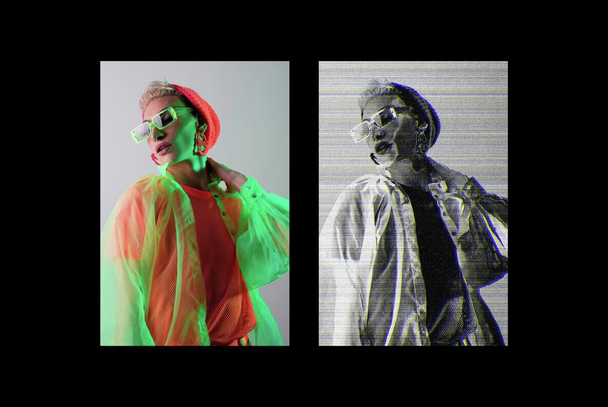 Glitched Scanner Photo Effect 4