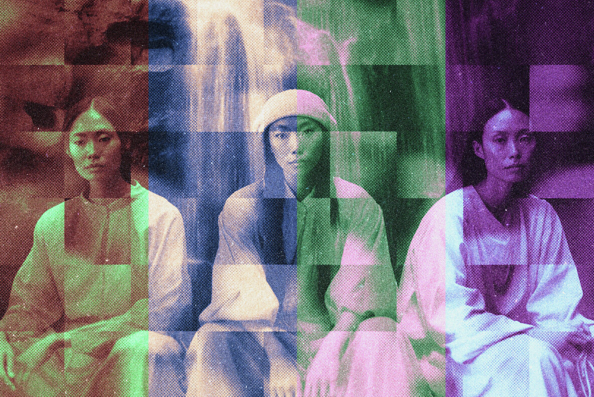 Mosaic Blur Photo Effect 2