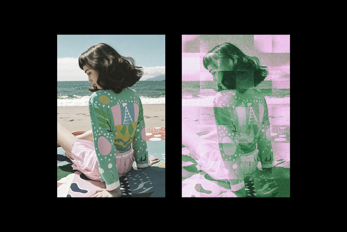 Mosaic Blur Photo Effect 7