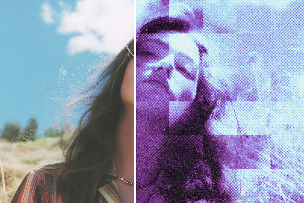 Mosaic Blur Photo Effect 8