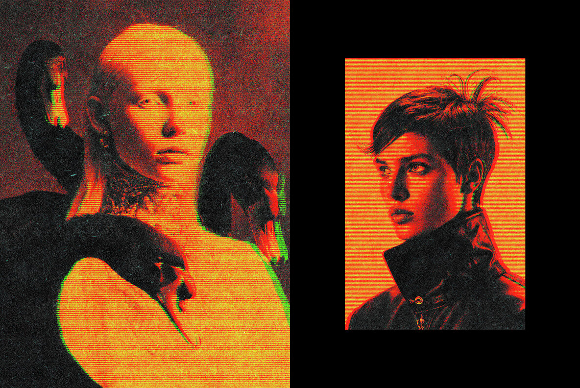 Glitch Print Photo Effect 5