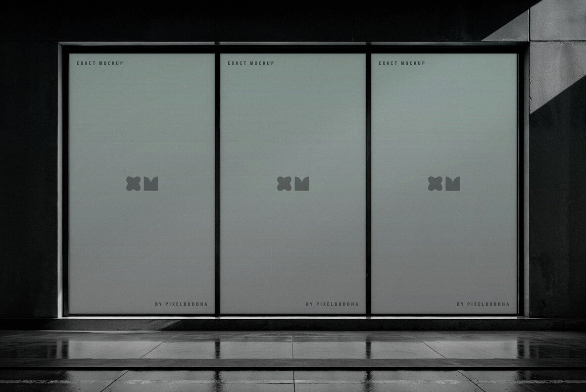 3 Lightboxes Mockup 4