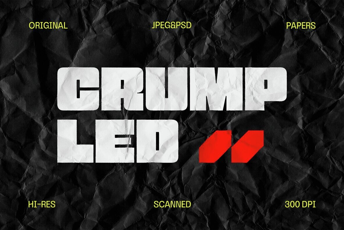 Crumpled Paper Textures Collection 1