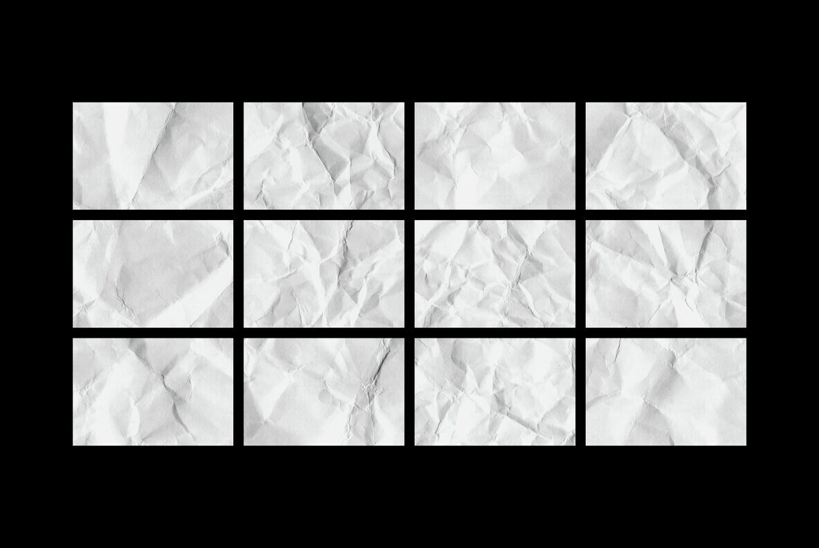 Crumpled Paper Textures Collection 2