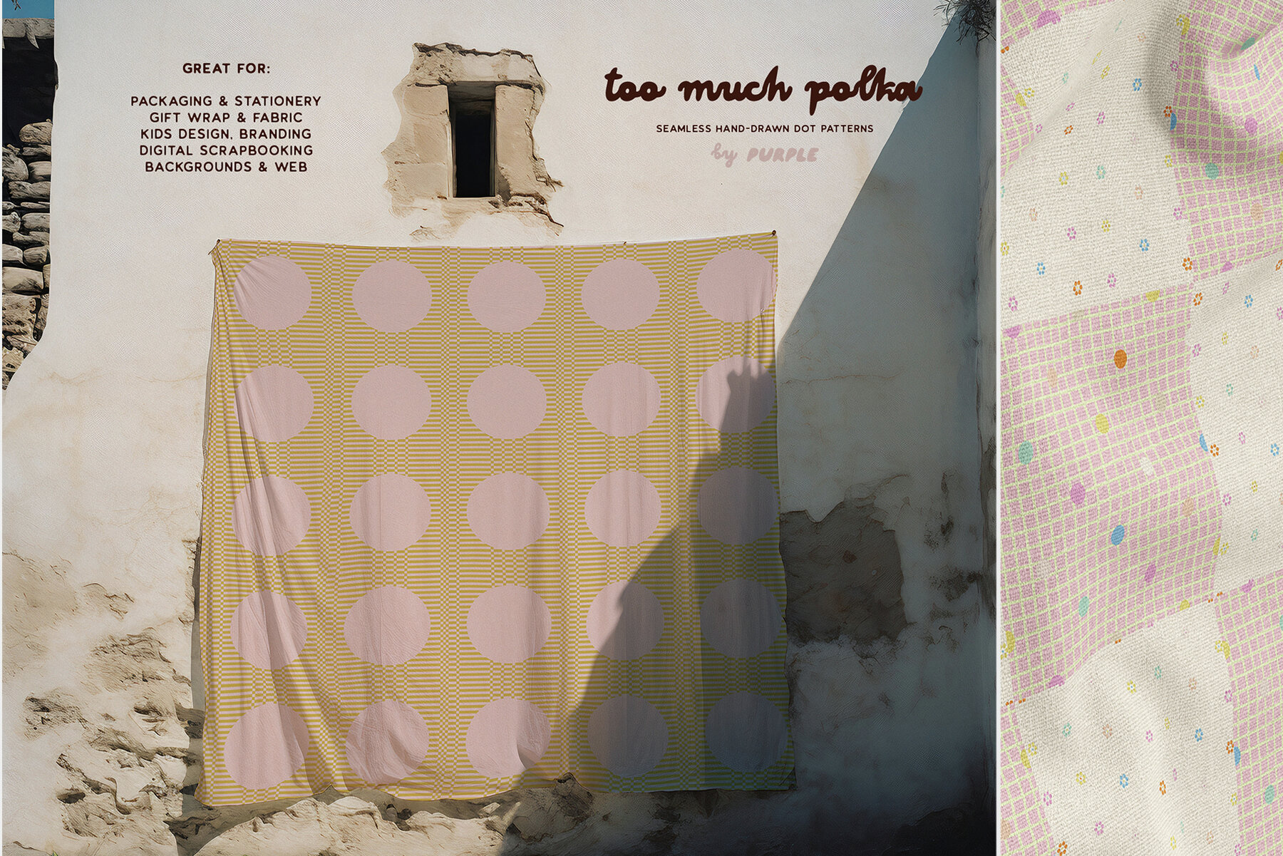 Too Much Polka Seamless Patterns 6