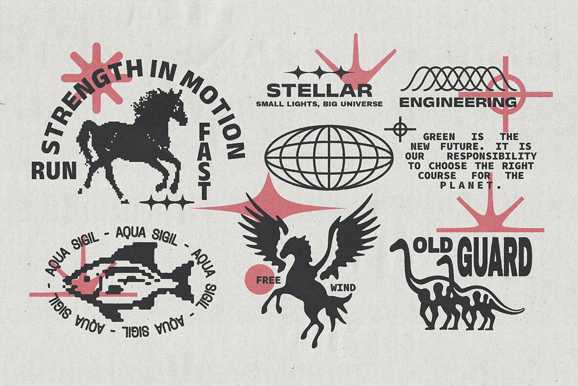 Numina Editable Logo Badge Set 2