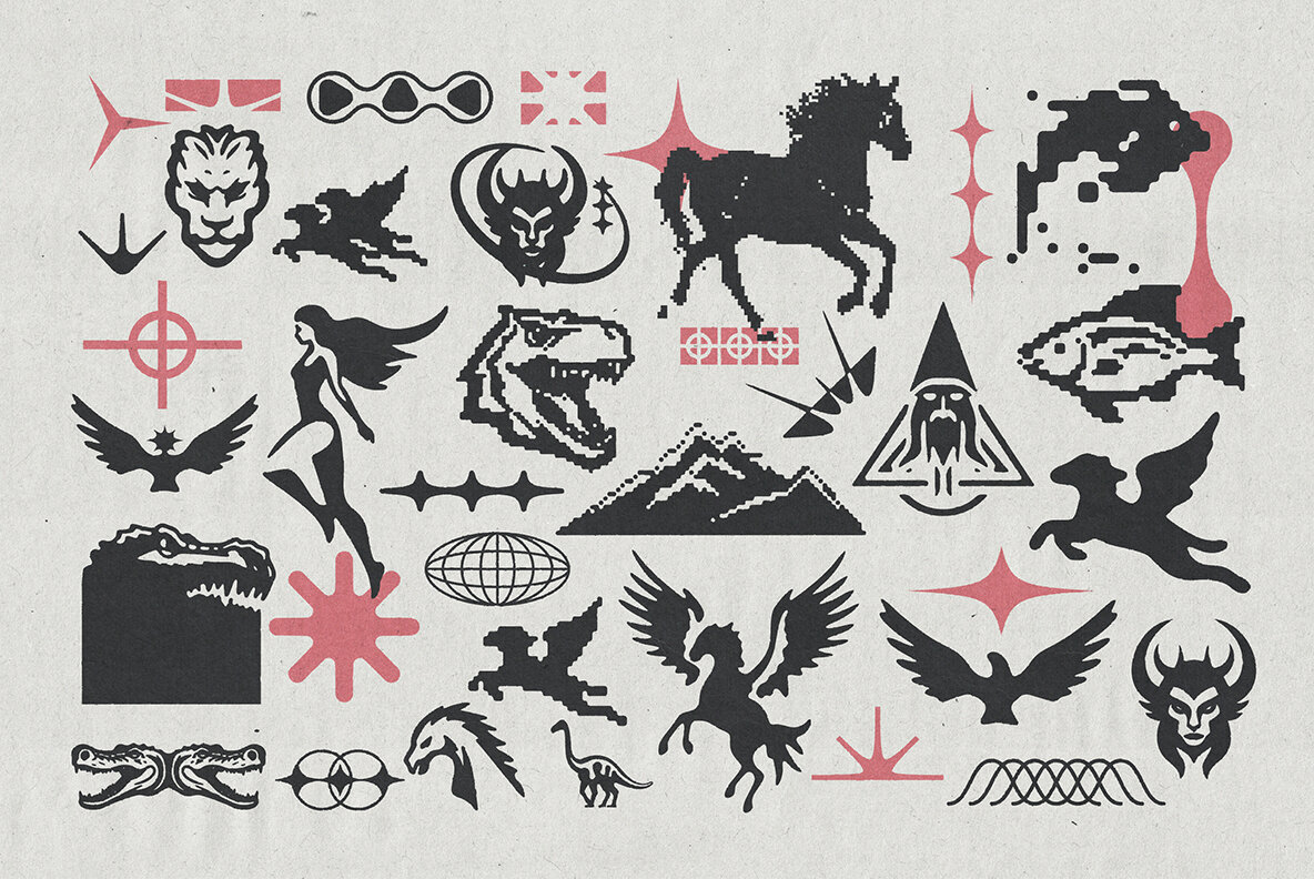 Numina Editable Logo Badge Set 6