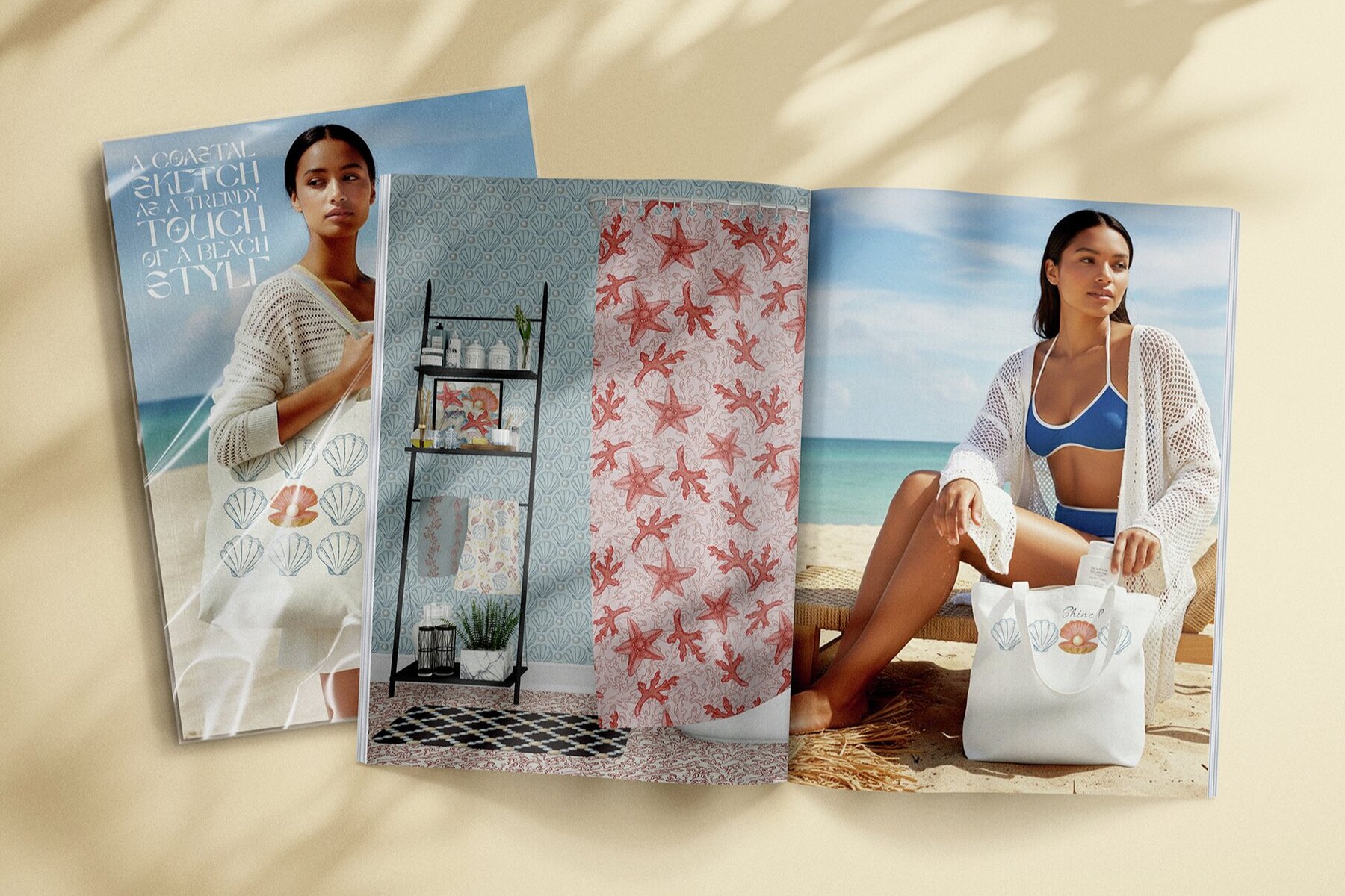 Coastal Sketch Watercolor and Colored Pencil Set 6