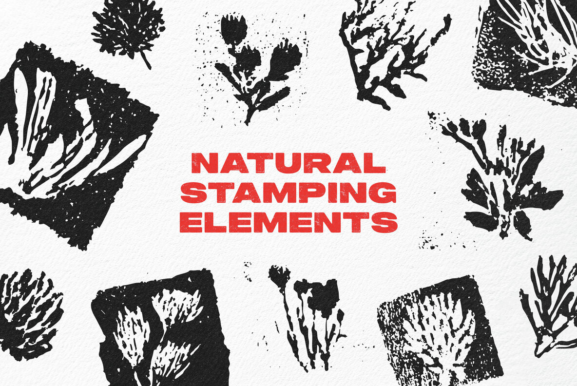 Natural Stamping Elements 1