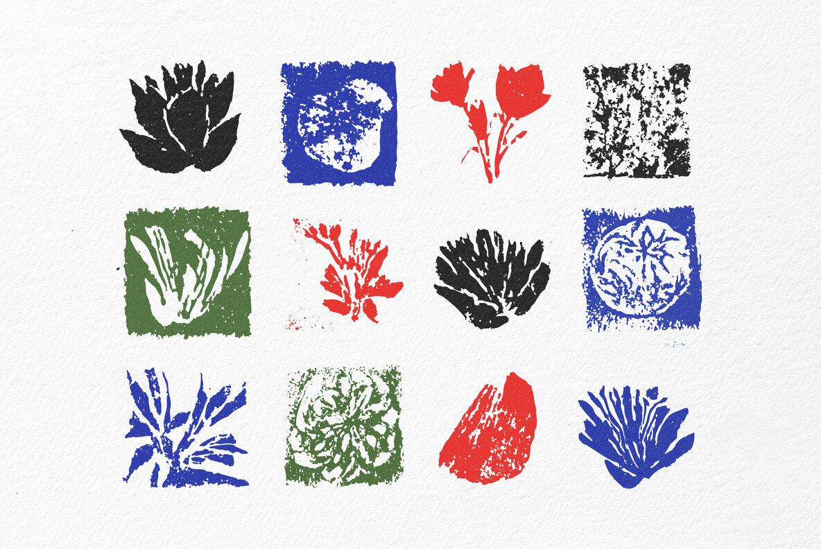 Natural Stamping Elements 4